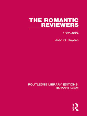 cover image of The Romantic Reviewers